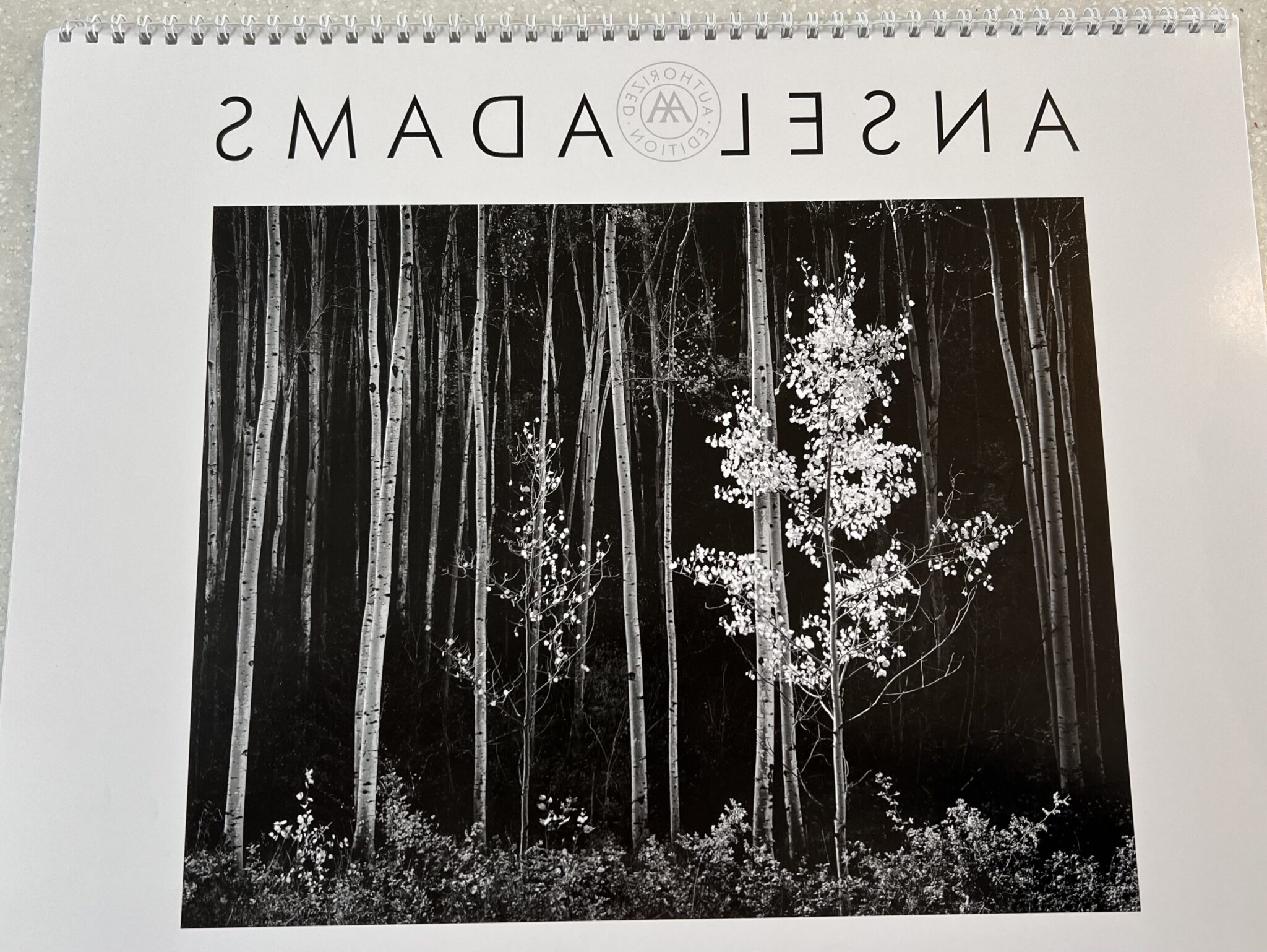 アンセル アダムスのカレンダー Michiko's room